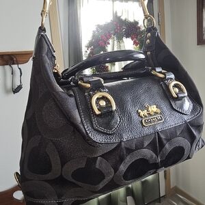 Coach Black and Gold Women's Bag